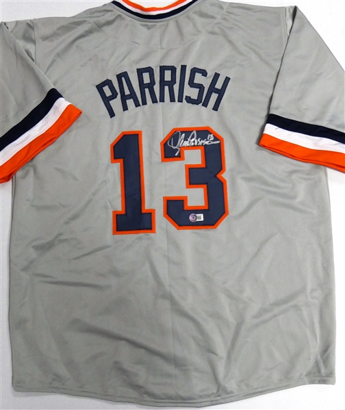 Lance Parrish Autographed Custom Jersey