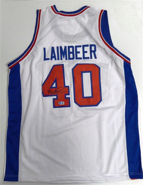 Bill Laimbeer Autographed Custom Jersey