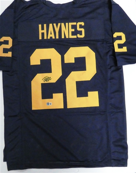 Justice Haynes Autographed Custom Jersey