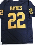 Justice Haynes Autographed Custom Jersey