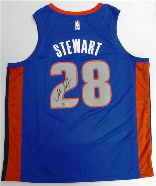 Isaiah Stewart Autographed Pistons Nike Jersey