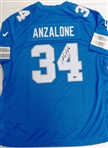 Alex Anzalone Autographed Detroit Lions Nike FUSE Jersey