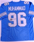 Al-Quadin Muhammad Autographed Custom Jersey