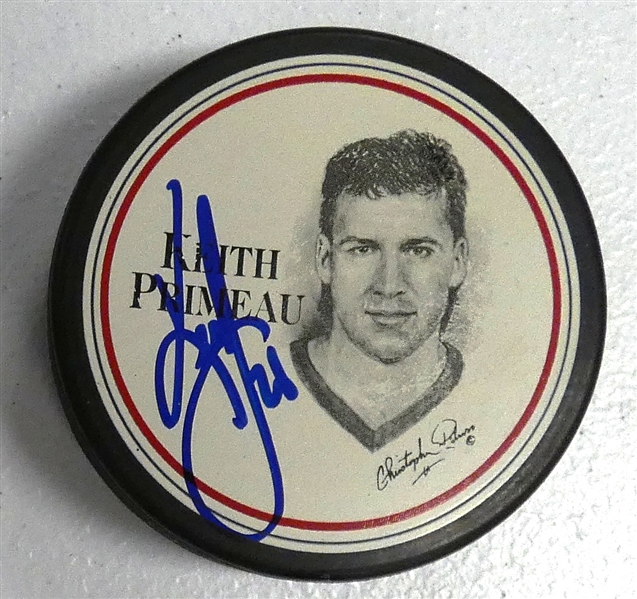 Keith Primeau Autographed Photo Puck