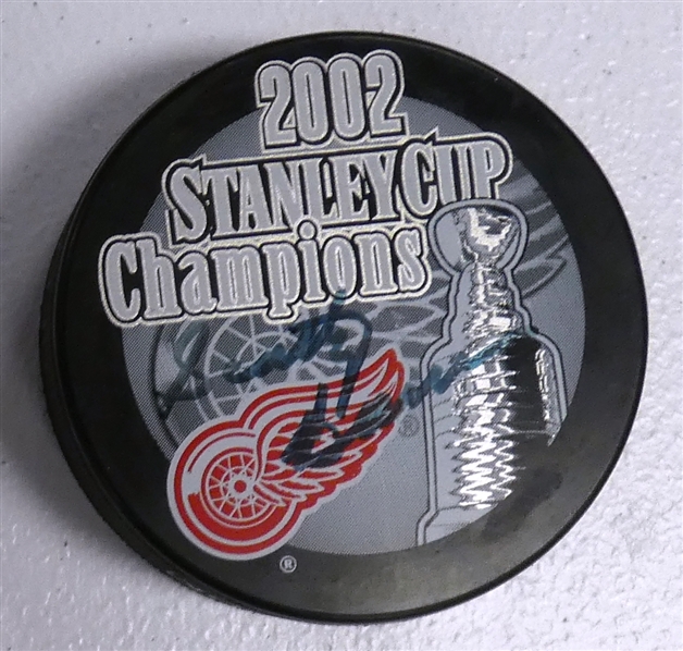 Scotty Bowman Autographed 2002 Cup Puck