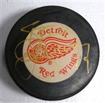 Steve Yzerman Autographed Red Wings Puck