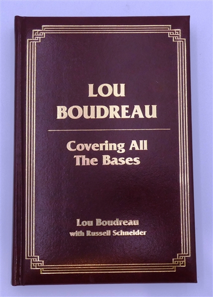 Lou Boudreau & Bob Feller Autographed "Covering All The Bases"