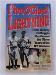 Tommy Henrich Autographed "Five OClock Lightning"