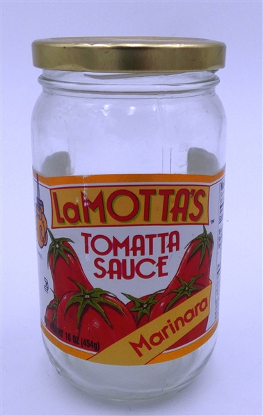 Jake Lamottas Tomatta Sauce Jar