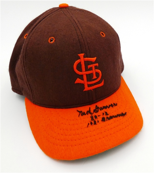Ned Garver Autographed Browns Hat