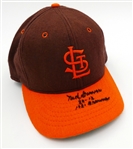 Ned Garver Autographed Browns Hat