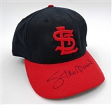 Stan Musial Autographed Cardinals Hat