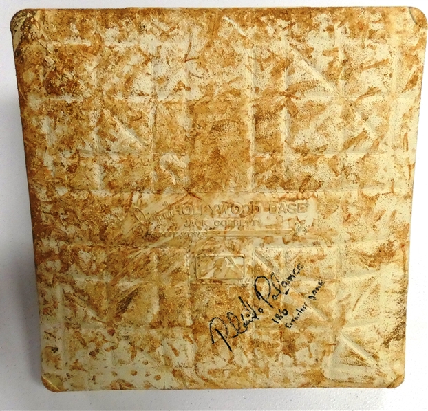 Placido Polanco Autographed Game Used Base