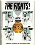 1986 Boxing Program w/ Hearns & Hagler
