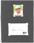 Eddie Moore Autographed 3x5 Index Card