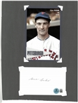 Gus Suhr Autographed 3x5 Index Card