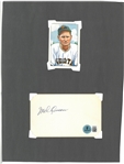 Mel Queen Autographed 3x5 Index Card