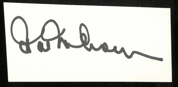 Hal Newhouser Autographed Cut Signature
