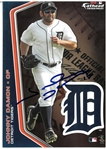 Johnny Damon Autographed 5x7 Fathead
