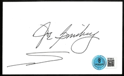 Joe Ginsberg Autographed 3x5 Index Card