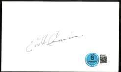 Jack Crimian Autographed 3x5 Index Card