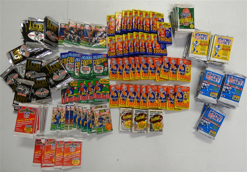 Lot of Football Card Packs