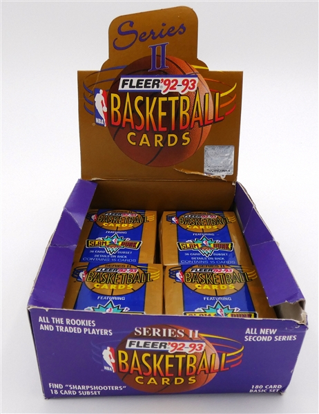 1992-93 Fleer Basketball - 20 Wax Packs