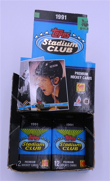 1991 Stadium Club Hockey - 20 Wax Packs