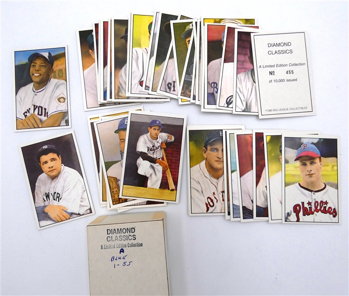 1982 Diamond Classics Baseball Lot