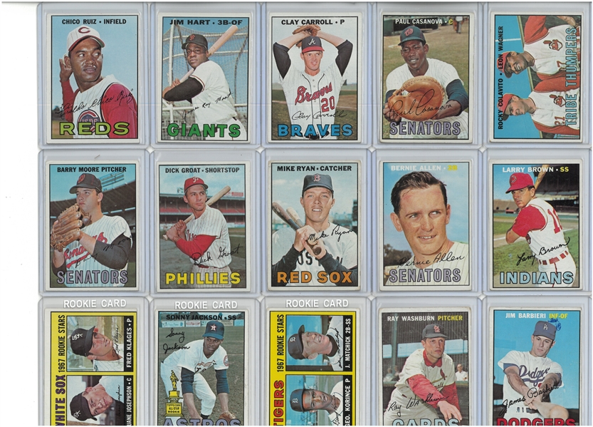 1967 Topps Baseball Lot