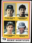 Alan Trammell & Paul Molitor 1978 Topps Rookie Card