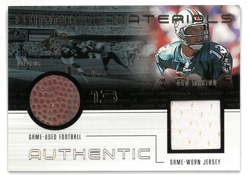 Dan Marino 1999 Upper Deck SPx Winning Materials
