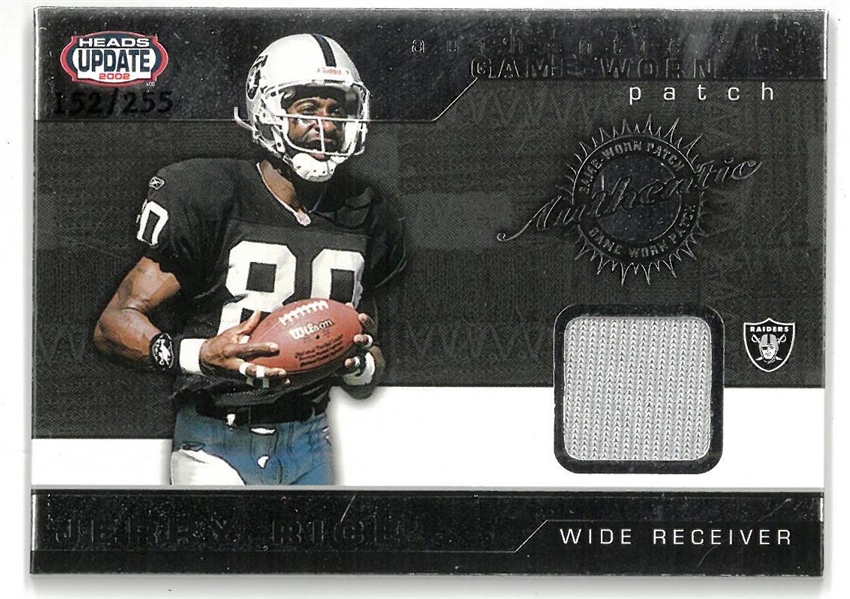 Jerry Rice 2002 Pacific Game Worn Patch