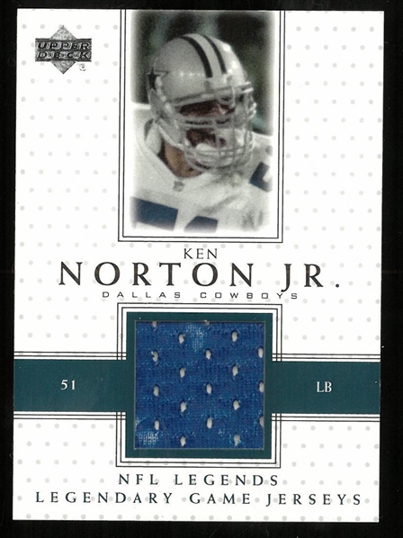 Ken Norton, Jr. 2001 Upper Deck Legends Game Jersey