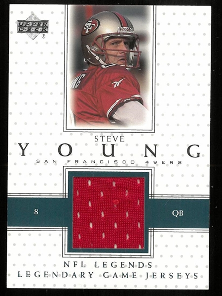 Steve Young 2001 Upper Deck Legends Game Jersey