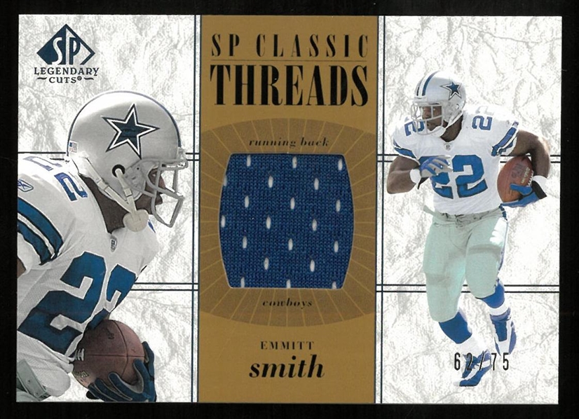 Emmitt Smith 2002 Upper Deck SP Classic Threads