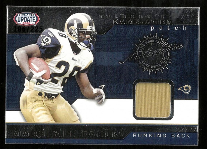 Marshall Faulk 2002 Pacific Game Worn Patch