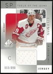 Steve Yzerman 2001 Upper Deck SP Game Used Jersey