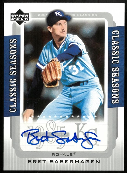 Bret Saberhagen 2005 Upper Deck Classic Seasons Auto