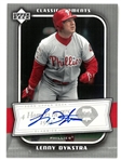 Lenny Dykstra 2005 Upper Deck Classic Moments Auto