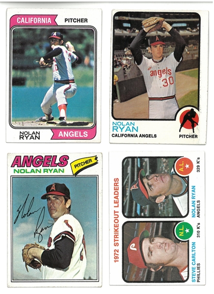 Nolan Ryan Card Lot