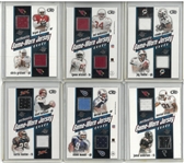 2002 Pacific Heads Up Quad Jersey Lot