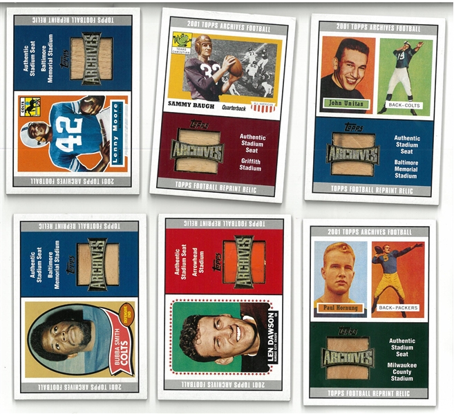 2001 Topps Archives Football Lot