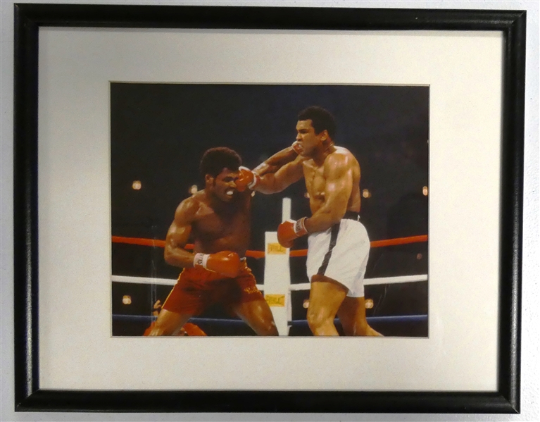 Muhammad Ali vs. Leon Spinks Framed 8x10