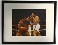 Muhammad Ali vs. Leon Spinks Framed 8x10