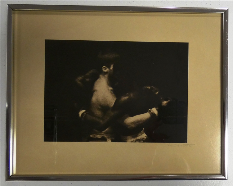 Boxing Framed Artist Rendering Print