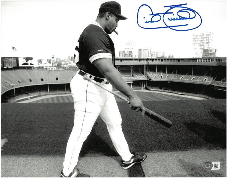 Cecil Fielder Autographed 11x14