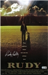 Rudy Ruettiger Autographed 11x17 Movie Poster