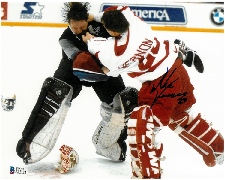 Mike Vernon Autographed 8x10