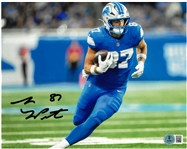 Sam Laporta Autographed 8x10